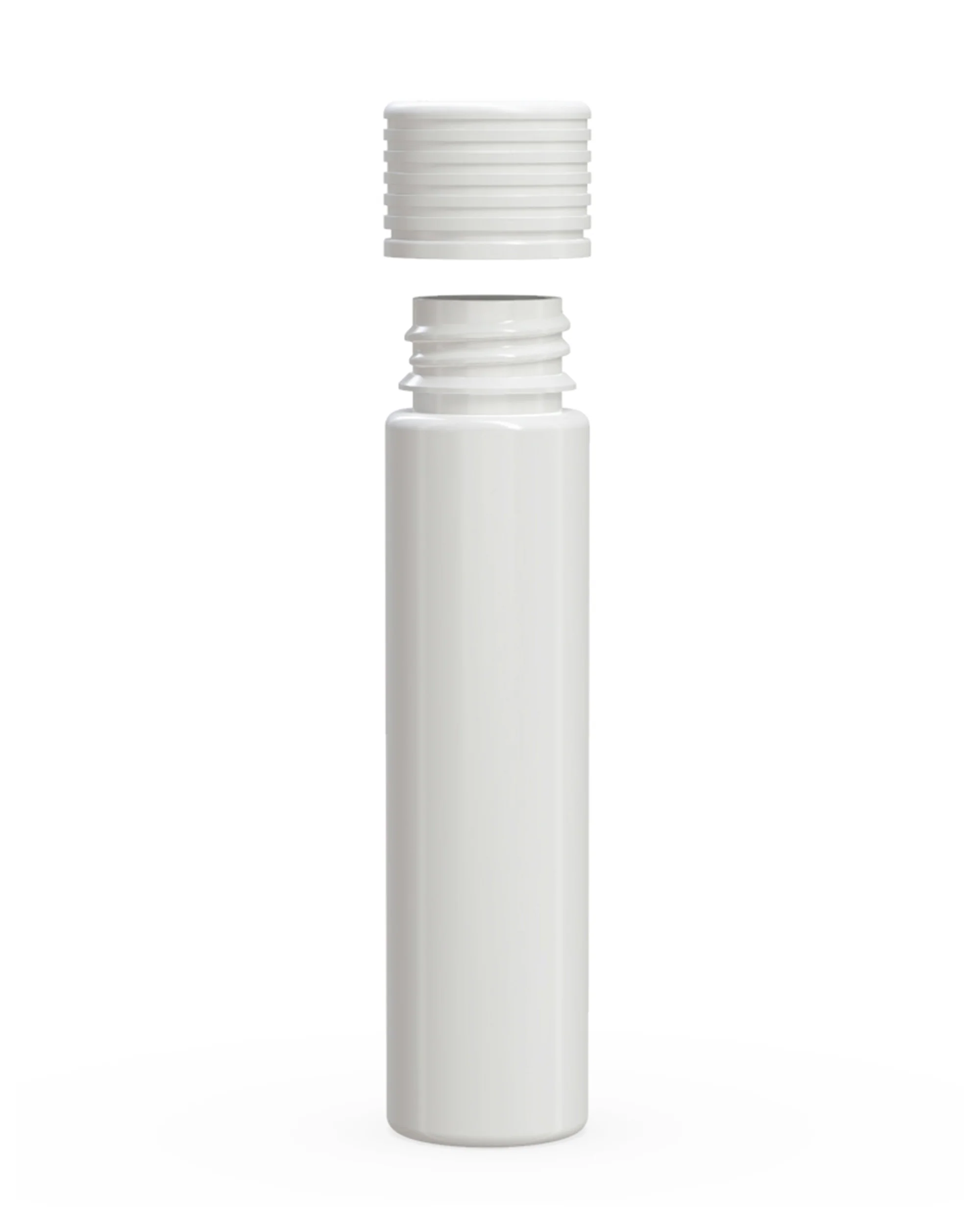 CHUBBY GORILLA | Child Resistant White Plastic Spiral Pre-Roll Tubes w/ White Cap | 25mm - 95mm - 300 Count - Image 3
