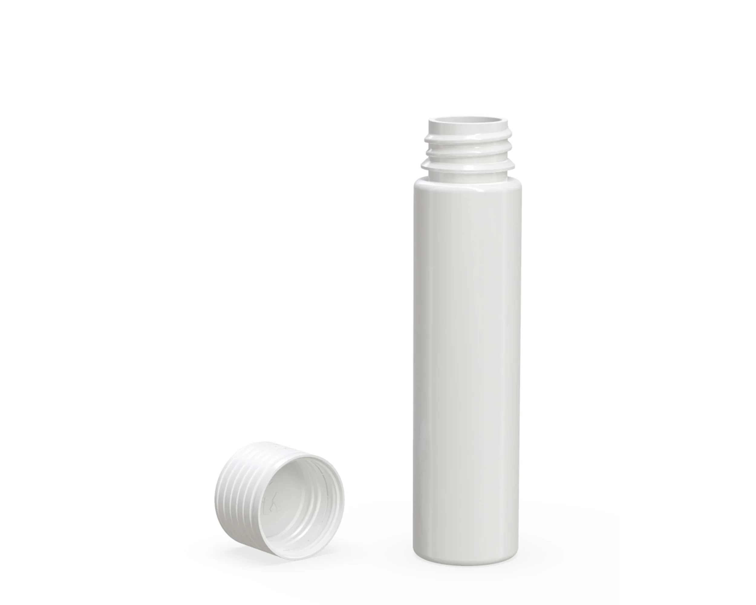 CHUBBY GORILLA | Child Resistant White Plastic Spiral Pre-Roll Tubes w/ White Cap | 25mm - 95mm - 300 Count - Image 4