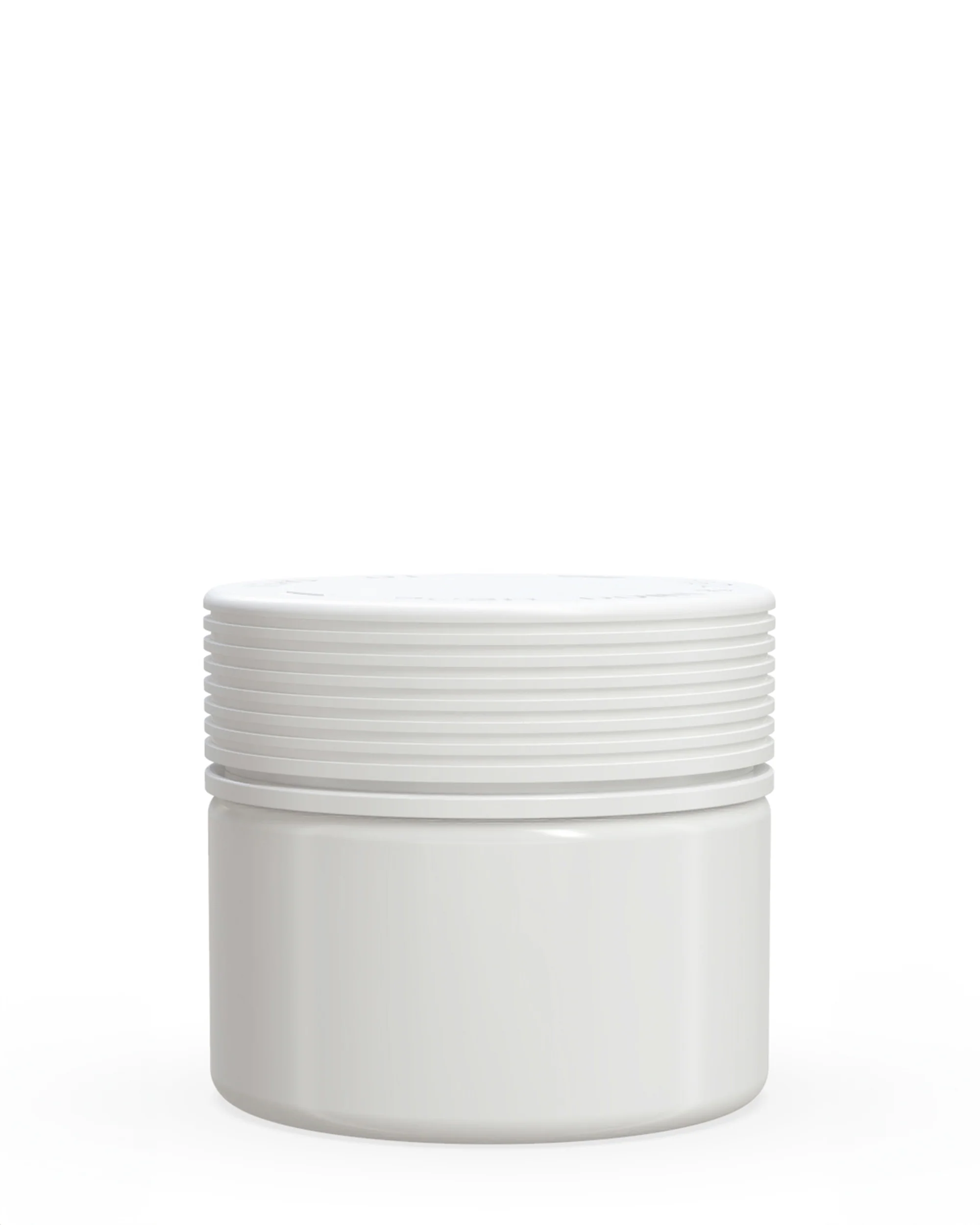 CHUBBY GORILLA | Child Resistant White Plastic Spiral XL Jar w/ White Cap | 92.5mm - 10oz - 80 Count