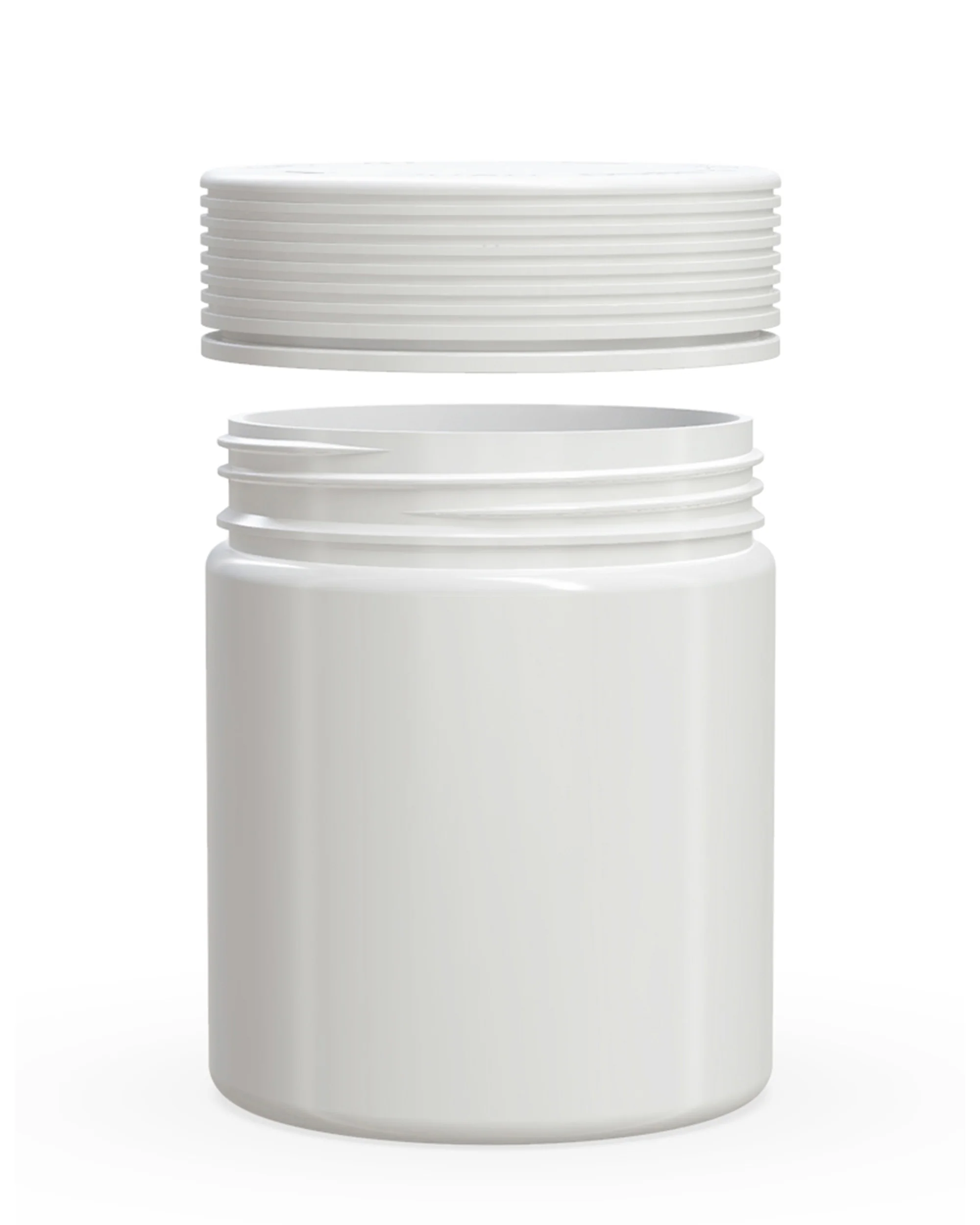 CHUBBY GORILLA | Child Resistant White Plastic Spiral XL Jar w/ White Cap | 92.5mm - 18.5oz - 60 Count - Image 3