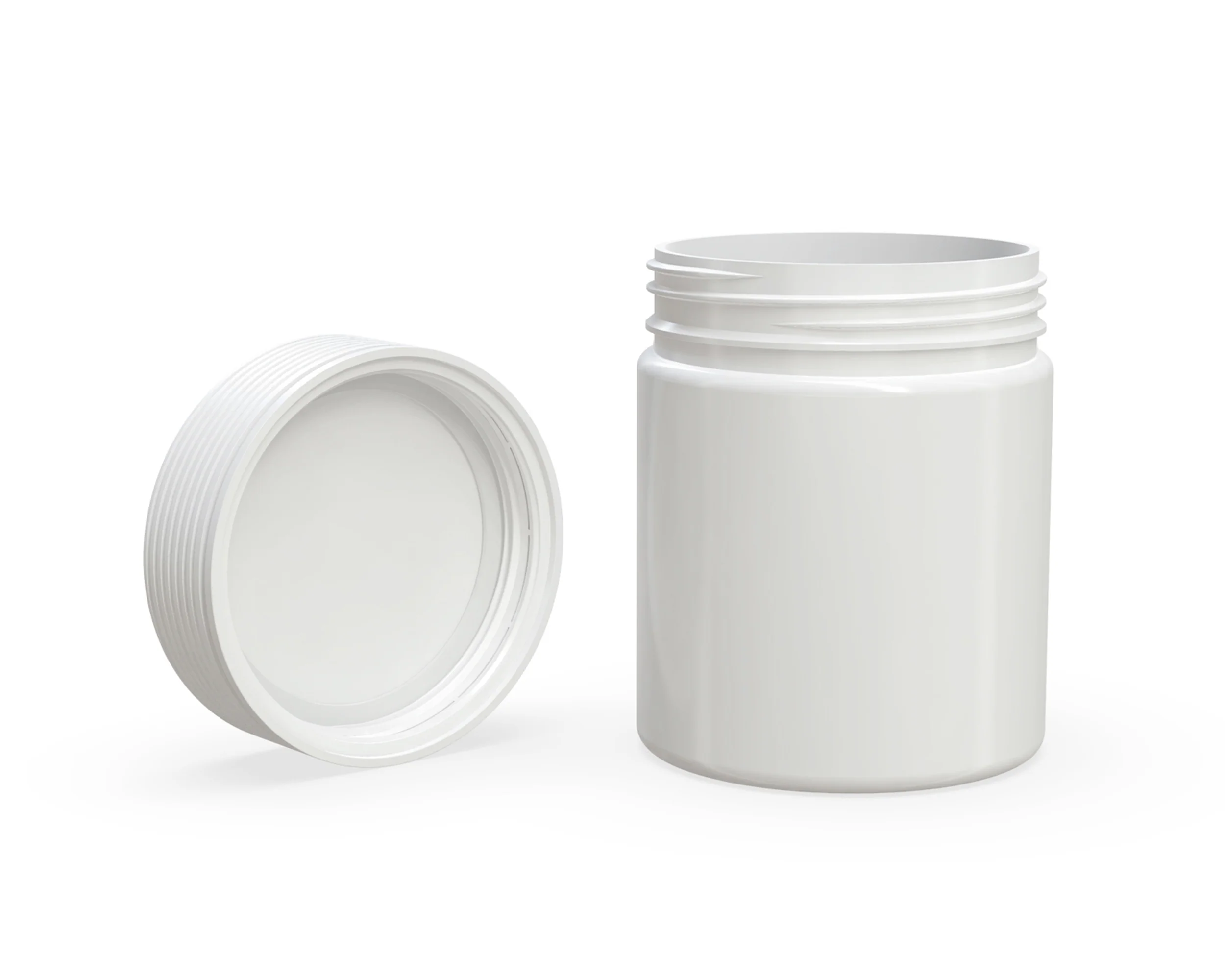 CHUBBY GORILLA | Child Resistant White Plastic Spiral XL Jar w/ White Cap | 92.5mm - 18.5oz - 60 Count - Image 4