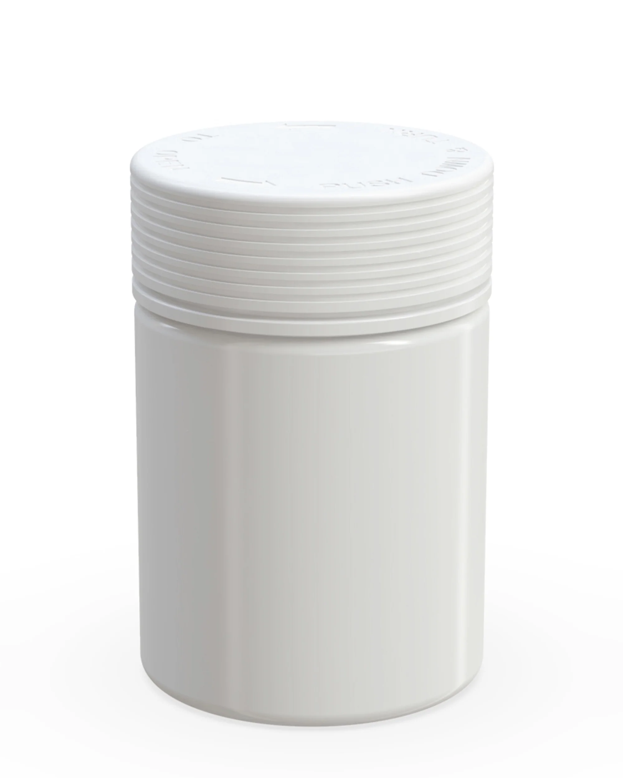 CHUBBY GORILLA | Child Resistant White Plastic Spiral XL Jar w/ White Cap | 92.5mm - 21.5oz - 40 Count - Image 2