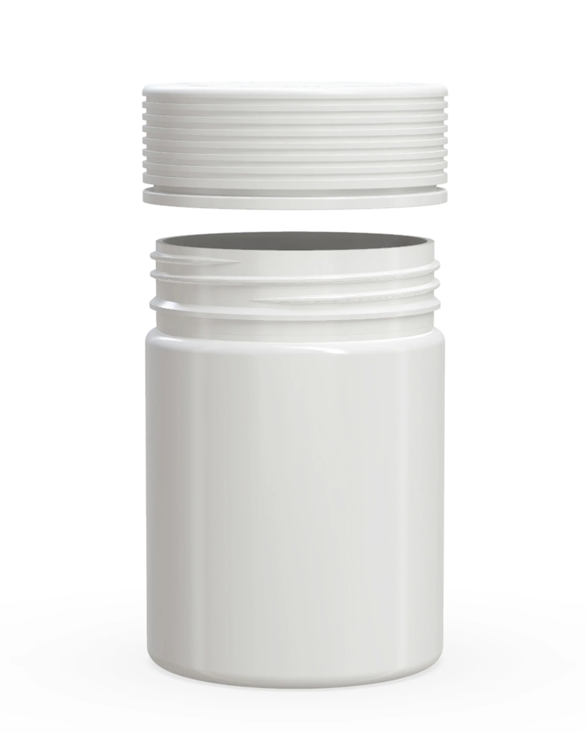 CHUBBY GORILLA | Child Resistant White Plastic Spiral XL Jar w/ White Cap | 92.5mm - 21.5oz - 40 Count - Image 3