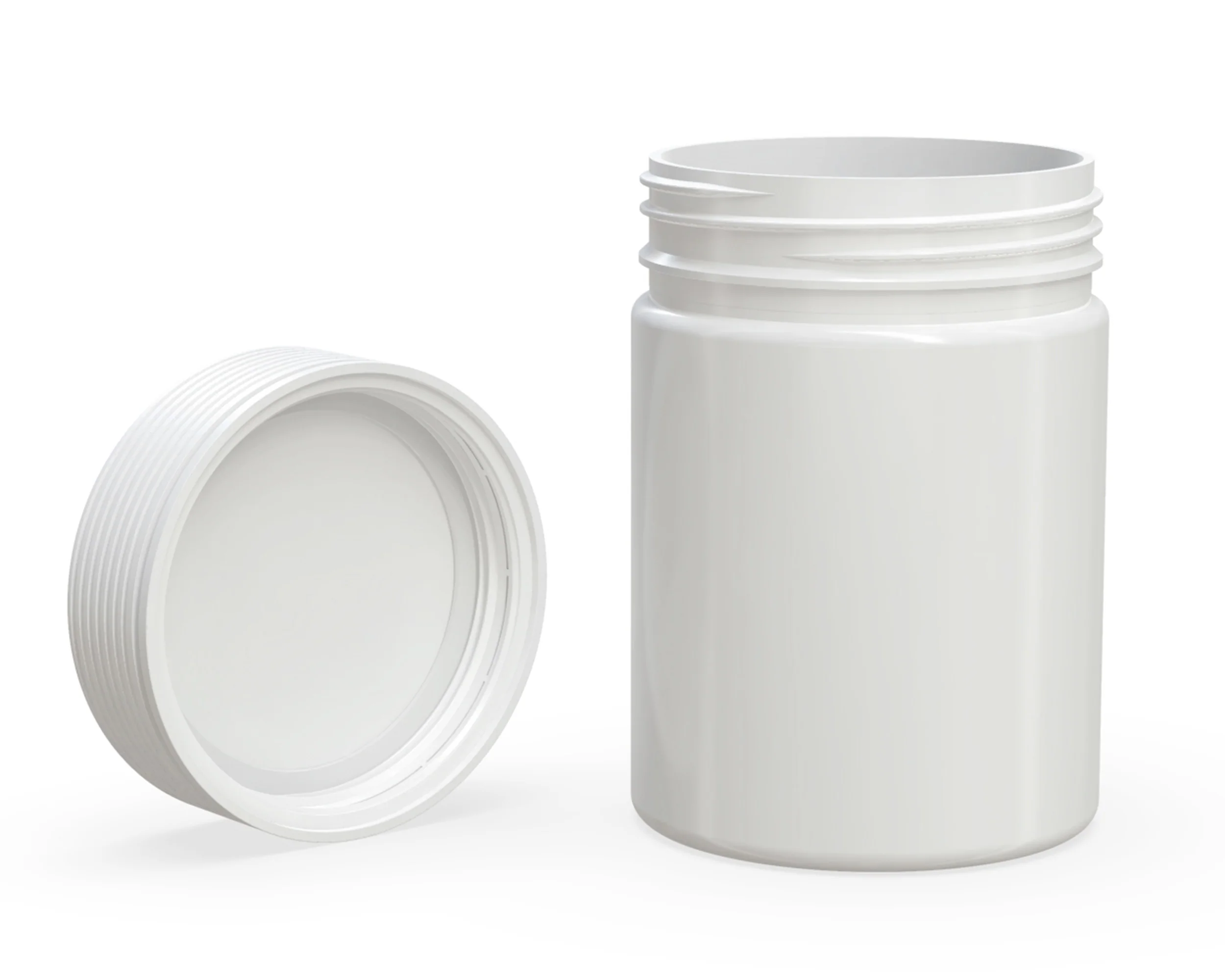 CHUBBY GORILLA | Child Resistant White Plastic Spiral XL Jar w/ White Cap | 92.5mm - 21.5oz - 40 Count - Image 4