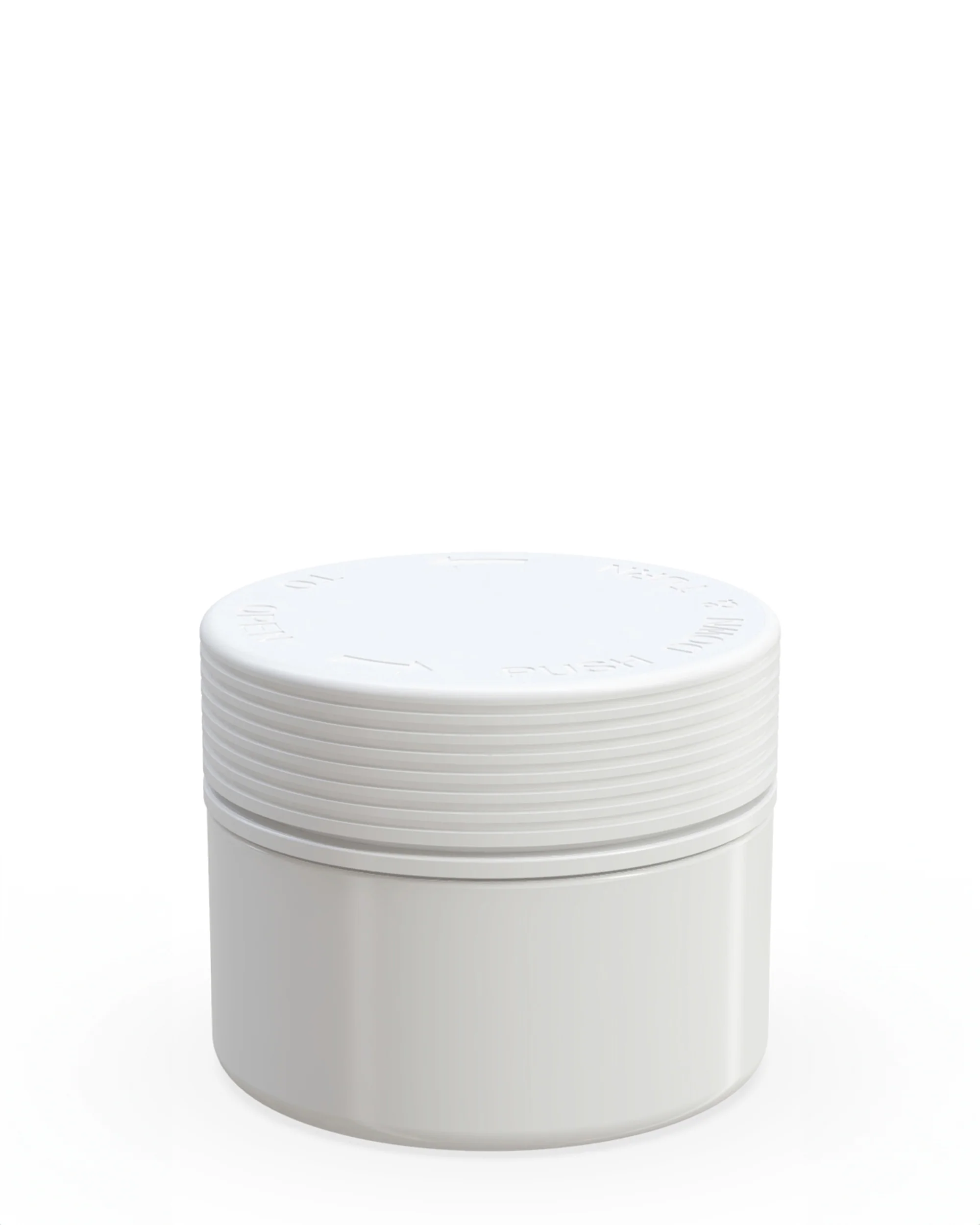 CHUBBY GORILLA | Child Resistant White Plastic Spiral XL Jar w/ White Cap | 92.5mm - 7.5oz - 100 Count - Image 2