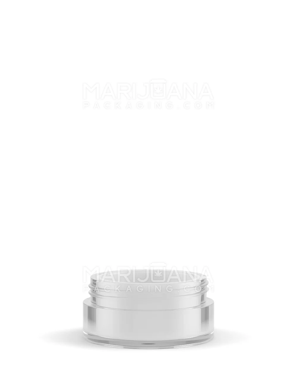 Clear Concentrate Containers w/ Screw Top Cap & White Silicone Insert | 10mL - Plastic | Sample - Image 6