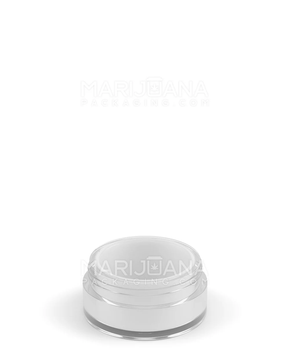 Clear Concentrate Containers w/ Screw Top Cap & White Silicone Insert | 10mL - Plastic | Sample - Image 7