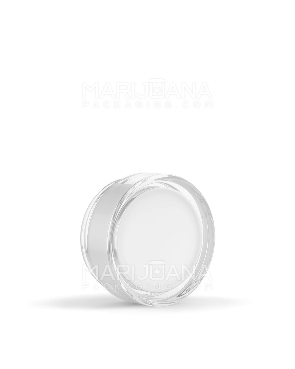 Clear Concentrate Containers w/ Screw Top Cap & White Silicone Insert | 10mL - Plastic | Sample - Image 9