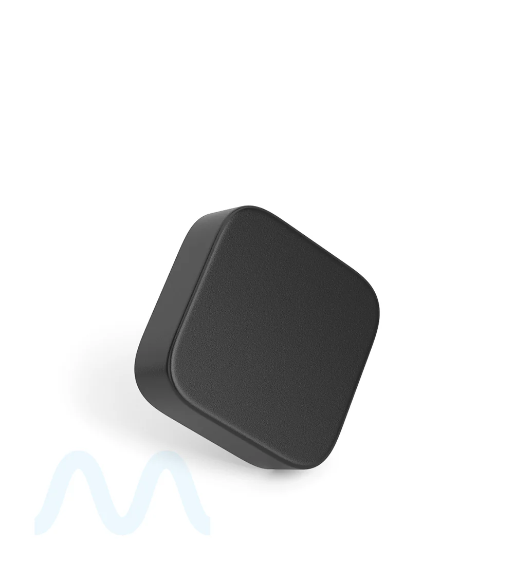 Child Resistant | Qube Black Glass Concentrate Jar w/ Black Cap | 38mm - 9mL - 250 Count - Image 11