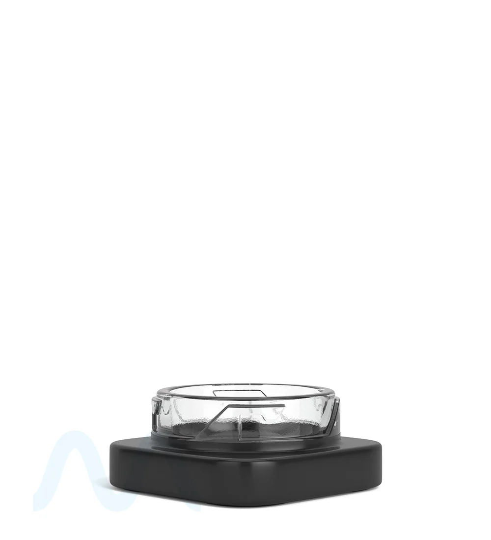 Child Resistant | Qube Black Glass Concentrate Jar w/ Black Cap | 38mm - 9mL - 250 Count - Image 3
