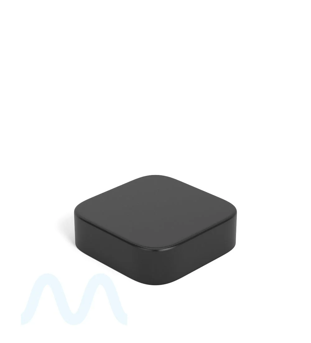 Child Resistant | Qube Black Glass Concentrate Jar w/ Black Cap | 38mm - 9mL - 250 Count - Image 9