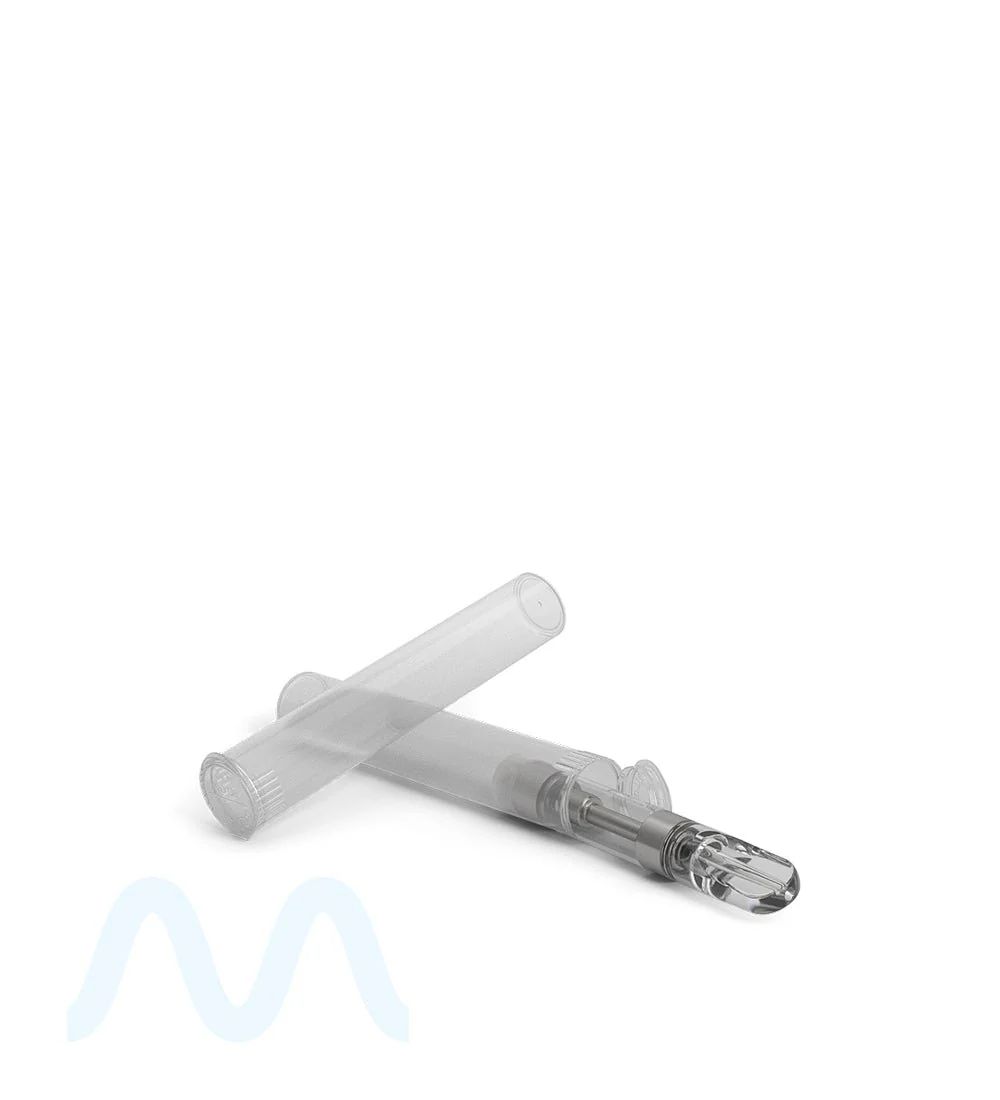 Child Resistant | Pop Top Vape Cartridge Tube | 80mm - Clear - 1000 Count - Image 7