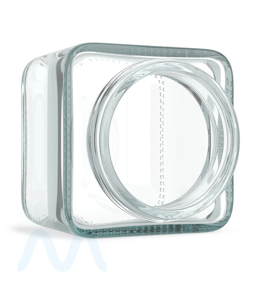 Cube Clear Glass V2 Jars | 50mm - 3oz - 80 Count - Image 5