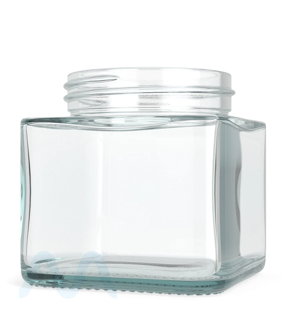 Cube Clear Glass V2 Jars | 50mm - 3oz - 80 Count - Image 9