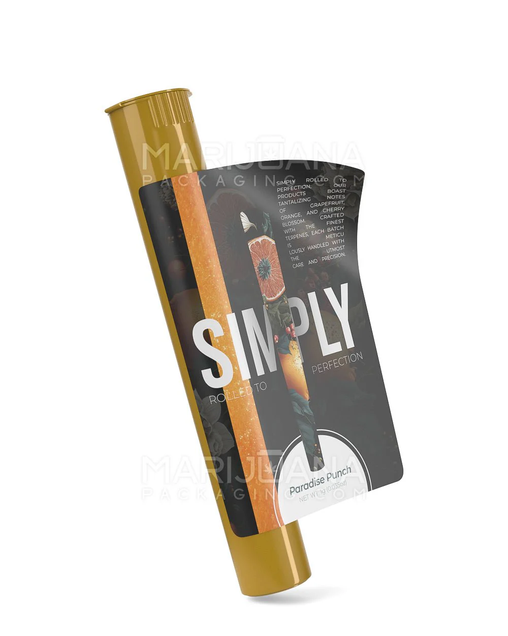116mm Custom Branded Pre-Roll Tube & Label Combo - Image 3