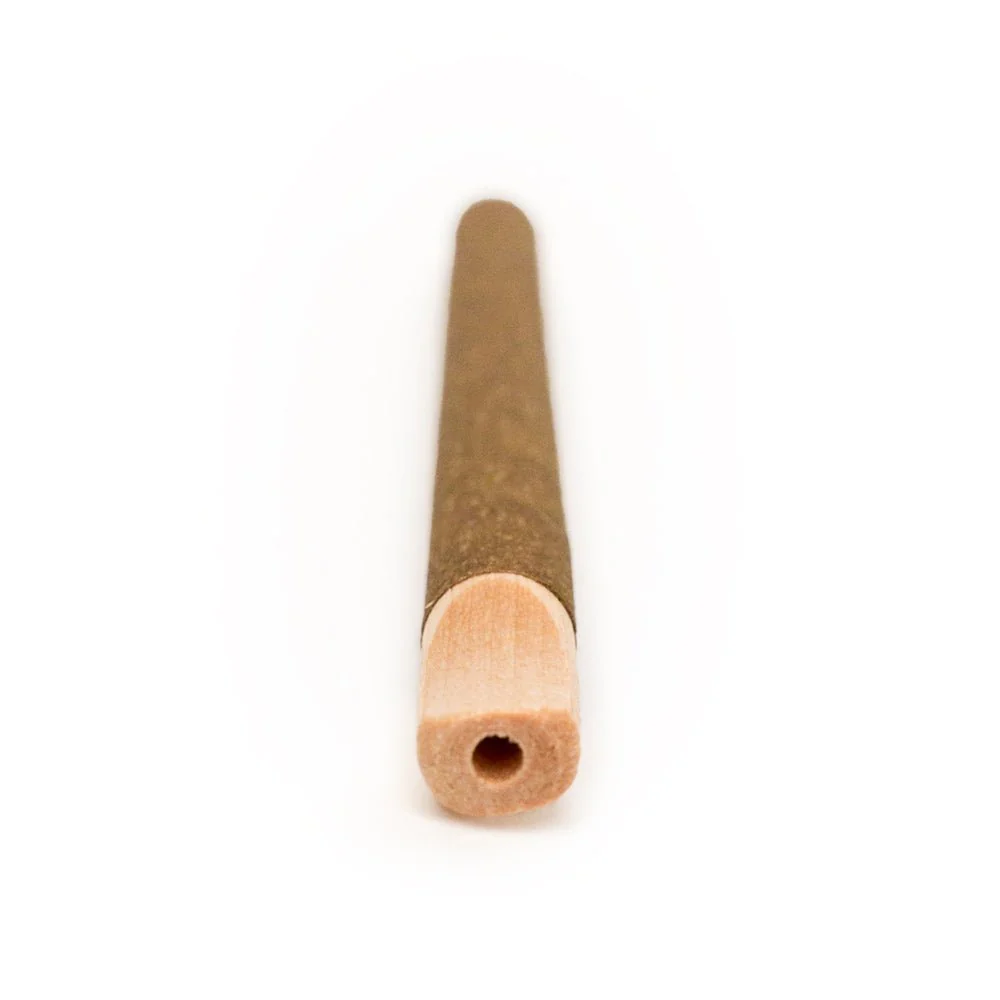 CUSTOM CONES USA | 109mm Pre-Rolled Tube Standard Brown Hemp Wrap with Natural Wood Tip | 109/30mm - 200 Count - Image 3