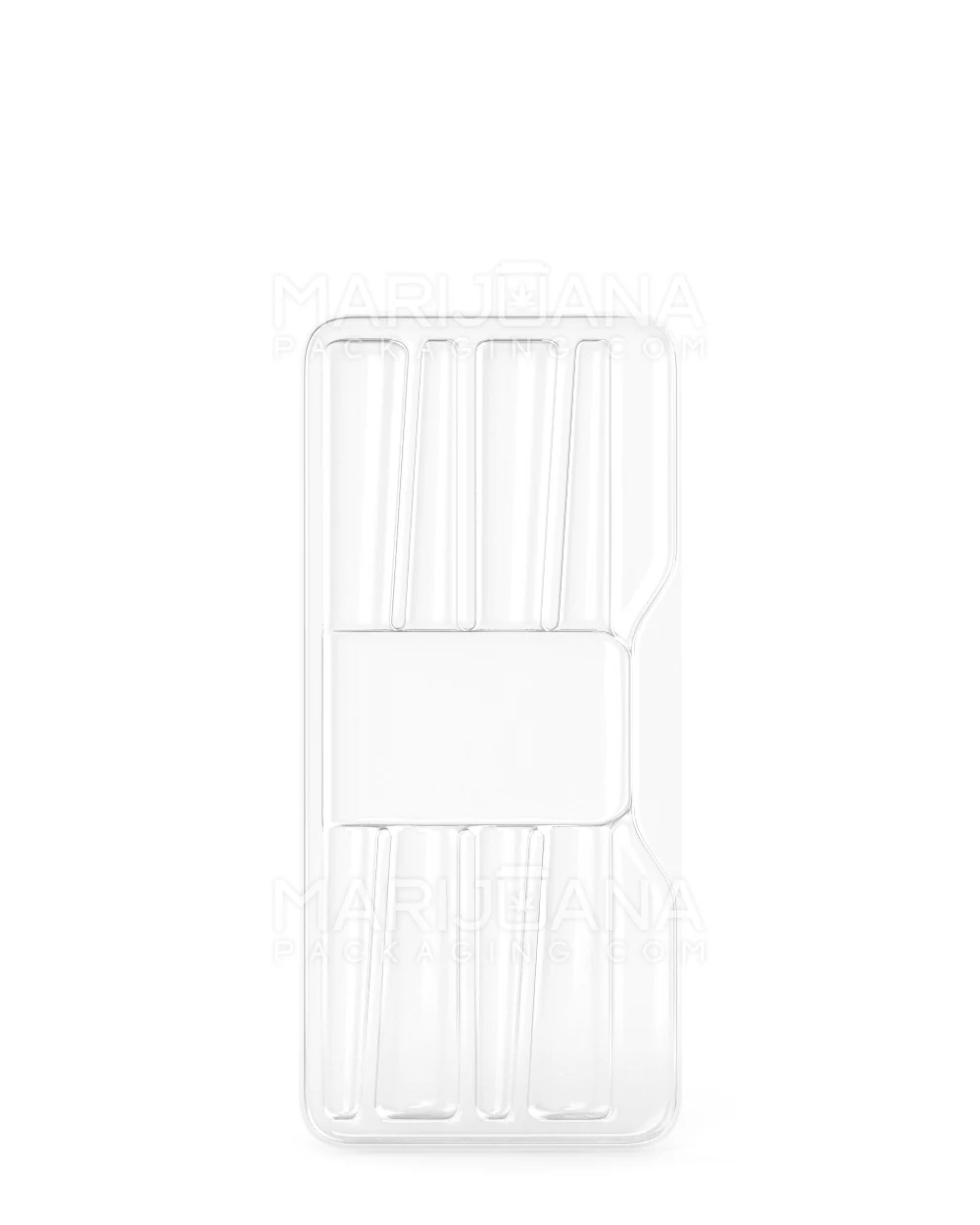 Pre-Roll Box Insert Tray for 4 King Size Pre Rolled Cones | 109mm - Clear Plastic  | Sample