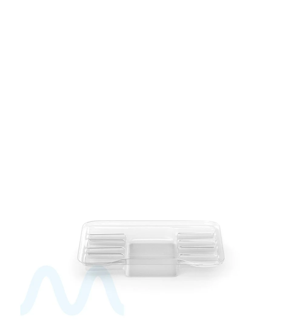 Insert Tray Box for 5 Mini Pre Rolled Cones | 70mm - Clear Plastic - 100 Count - Image 2