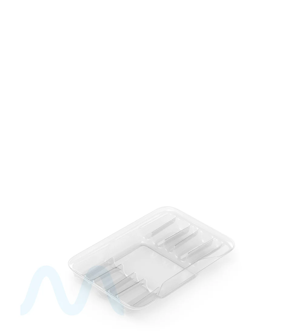 Insert Tray Box for 5 Mini Pre Rolled Cones | 70mm - Clear Plastic - 100 Count - Image 4