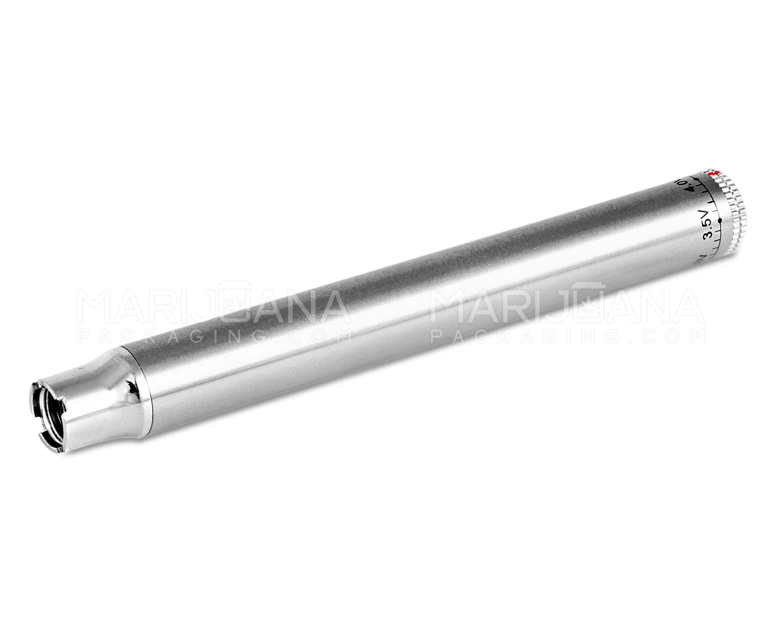 G2 | Adjustable Voltage 510 Thread Vape Battery with Compatible USB Charger | 400mAh - Silver - 1 Count - Image 3