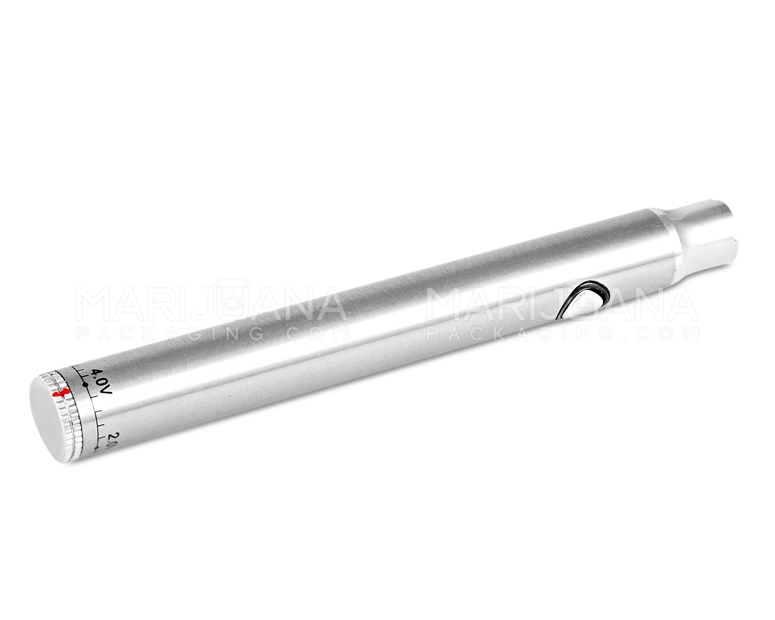 G2 | Adjustable Voltage 510 Thread Vape Battery with Compatible USB Charger | 400mAh - Silver - 1 Count - Image 4