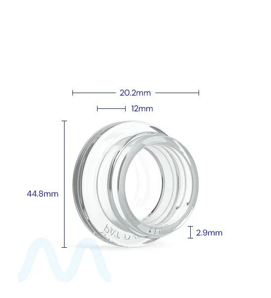 Clear Glass Concentrate Containers | 38mm - 9mL - 320 Count - Image 4