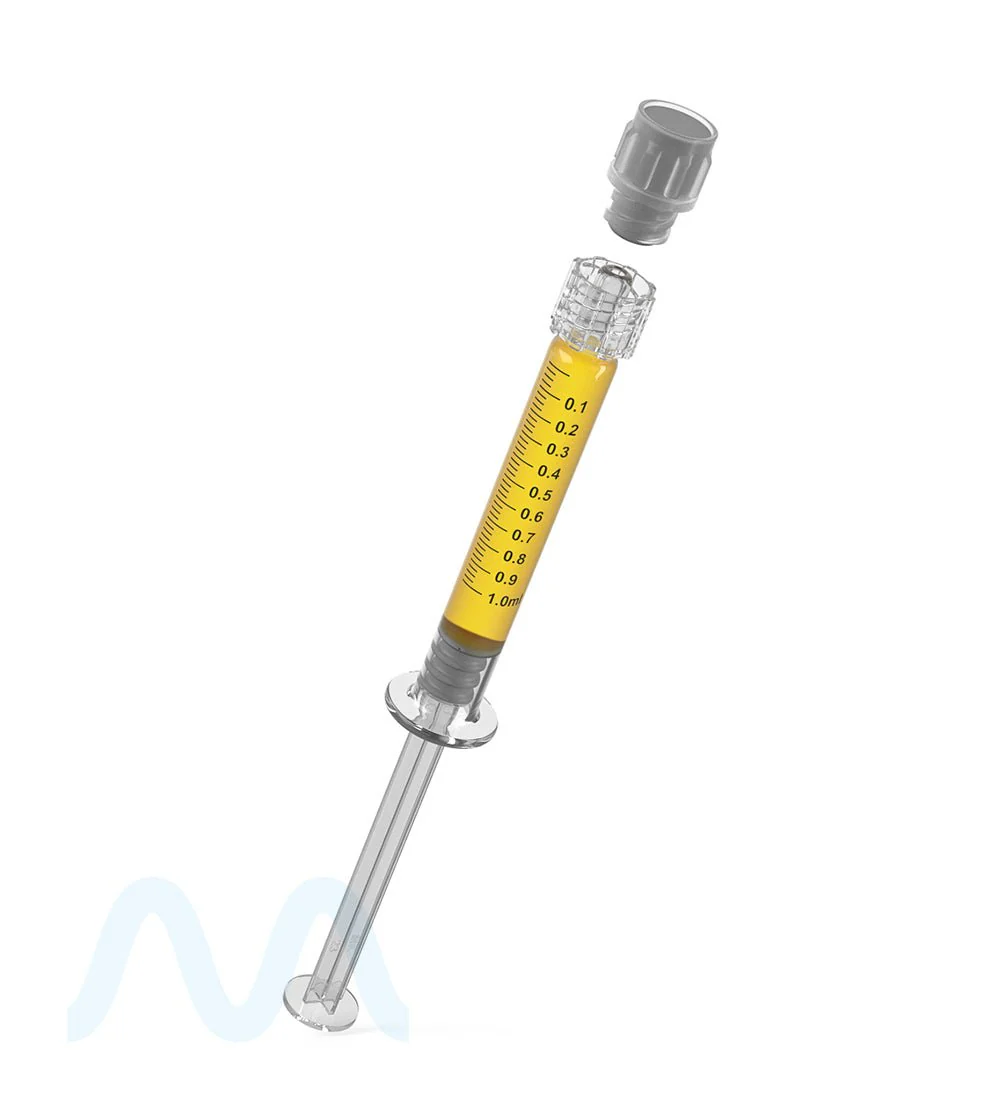 Luer Lock | Long Glass Dab Applicator Syringes | 1mL - 0.1mL Increments - 100 Count - Image 9