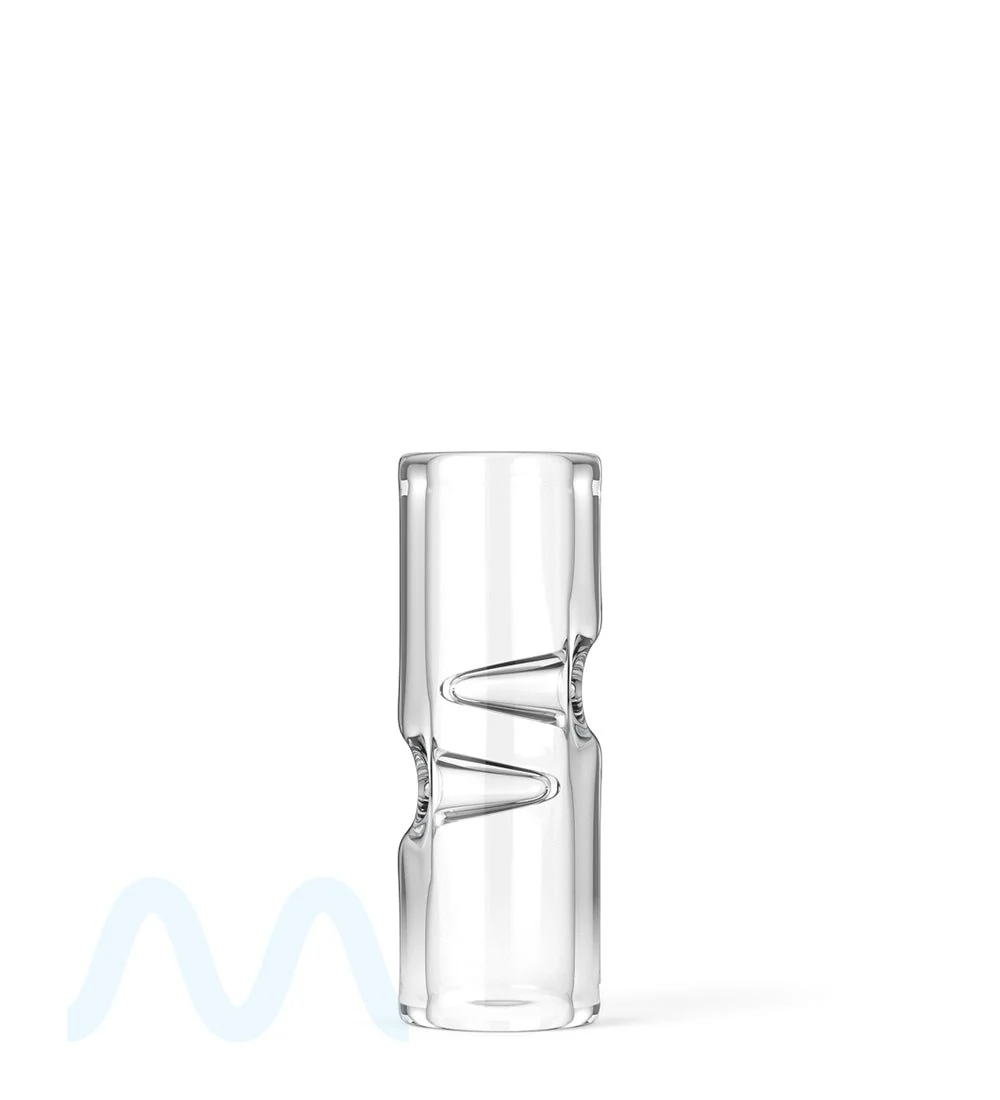Glass Filter Tips Notched | 10mm - Clear - 175 Count