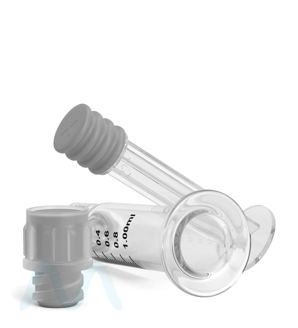 Luer Lock | Glass Dab Applicator Syringes | 1mL - 0.25mL Increments - 100 Count - Image 10