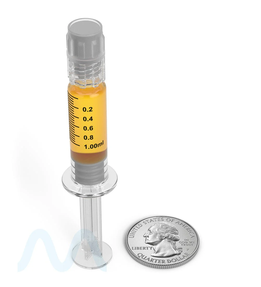 Luer Lock | Glass Dab Applicator Syringes | 1mL - 0.25mL Increments - 100 Count - Image 14
