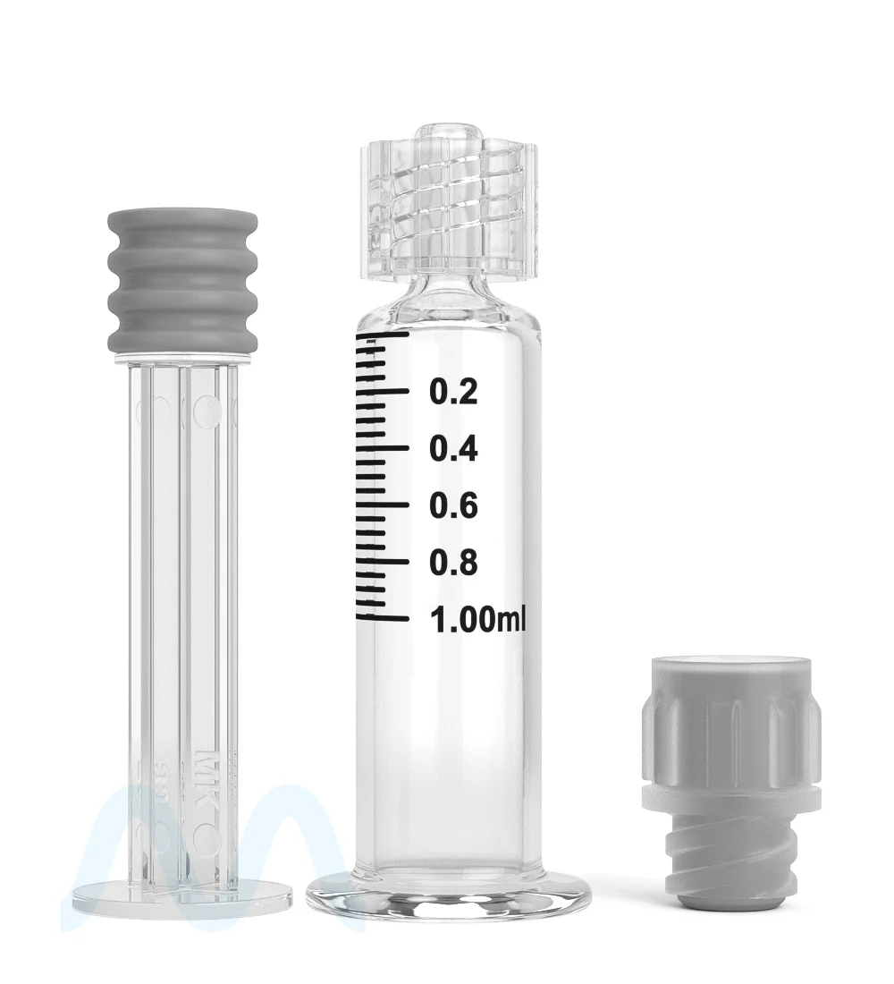 Luer Lock | Glass Dab Applicator Syringes | 1mL - 0.25mL Increments - 100 Count - Image 6