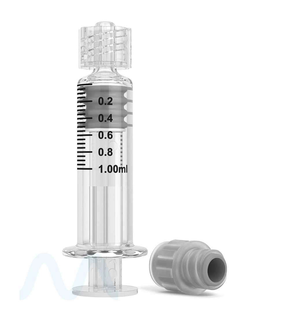 Luer Lock | Glass Dab Applicator Syringes | 1mL - 0.25mL Increments - 100 Count - Image 7