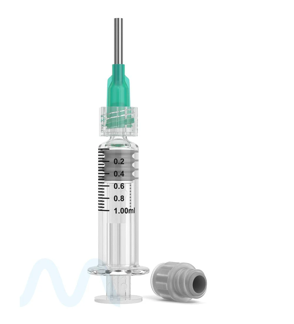 Luer Lock | Glass Dab Applicator Syringes | 1mL - 0.25mL Increments - 100 Count - Image 8