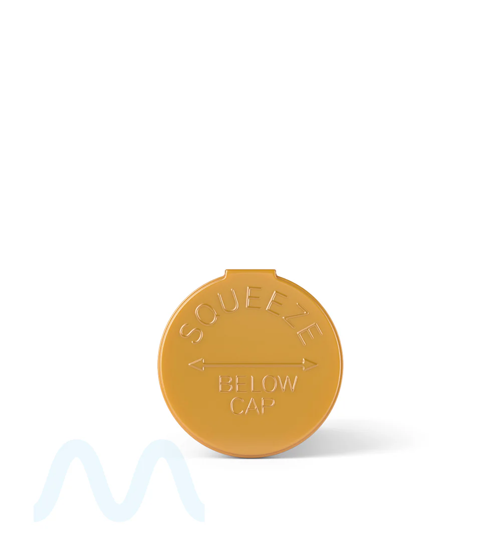 Child Resistant | Opaque Gold Pop Top Bottles | 19dr - 3.5g - 225 Count - Image 4