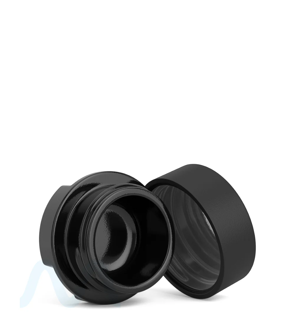 GROW PACK SUPPLY | Child Resistant Black Glass GPS Easy-Grip Concentrate Containers and Matte Black Cap | 28mm - 9mL - 320 Count - Image 2