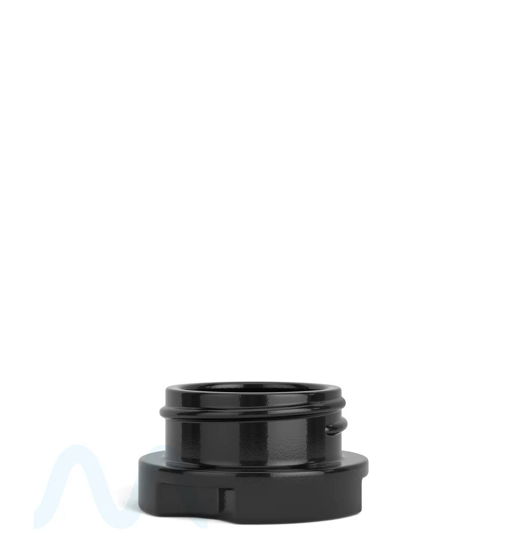GROW PACK SUPPLY | Child Resistant Black Glass GPS Easy-Grip Concentrate Containers and Matte Black Cap | 28mm - 9mL - 320 Count - Image 4