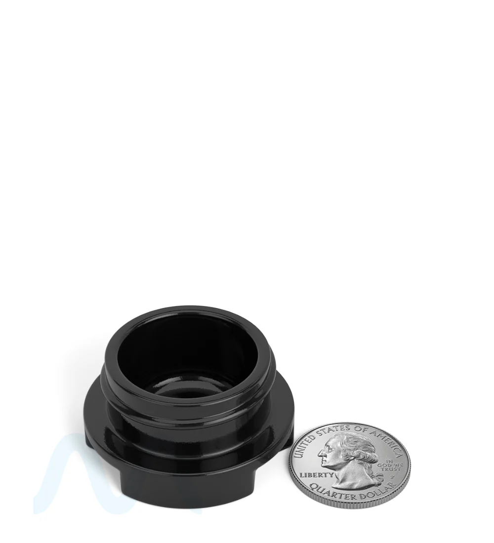 GROW PACK SUPPLY | Child Resistant Black Glass GPS Easy-Grip Concentrate Containers and Matte Black Cap | 28mm - 9mL - 320 Count - Image 8