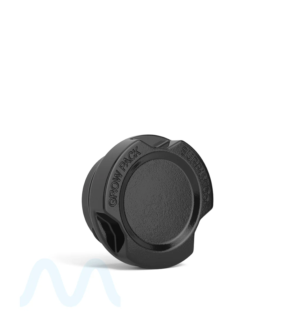 GROW PACK SUPPLY | Child Resistant Black Glass GPS Easy-Grip Concentrate Containers Glossy White Cap | 28mm - 9mL - 320 Count - Image 6
