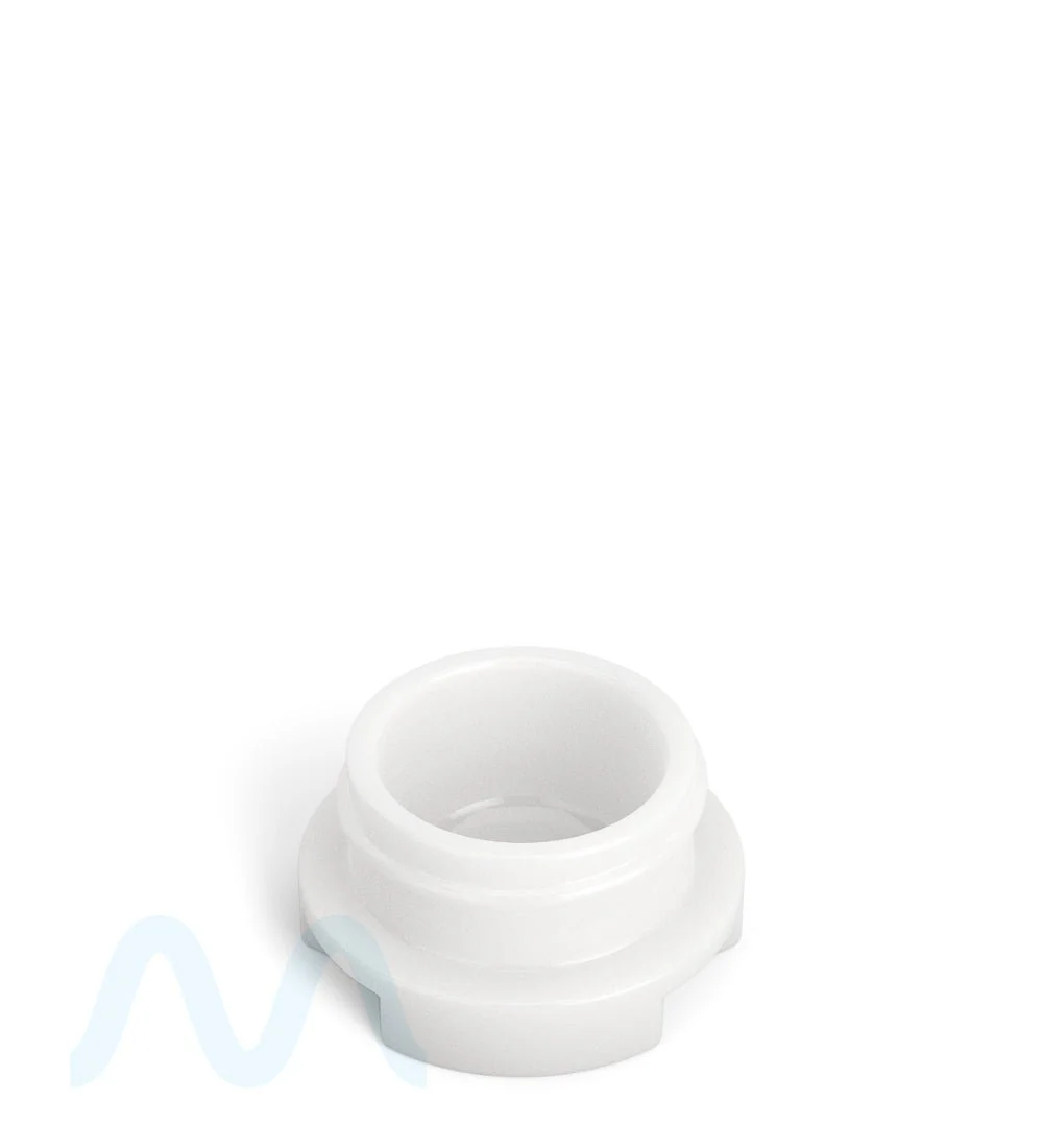 GROW PACK SUPPLY | Child Resistant White Glass GPS Easy-Grip Concentrate Containers and Glossy Black Cap | 28mm - 9mL - 320 Count - Image 3