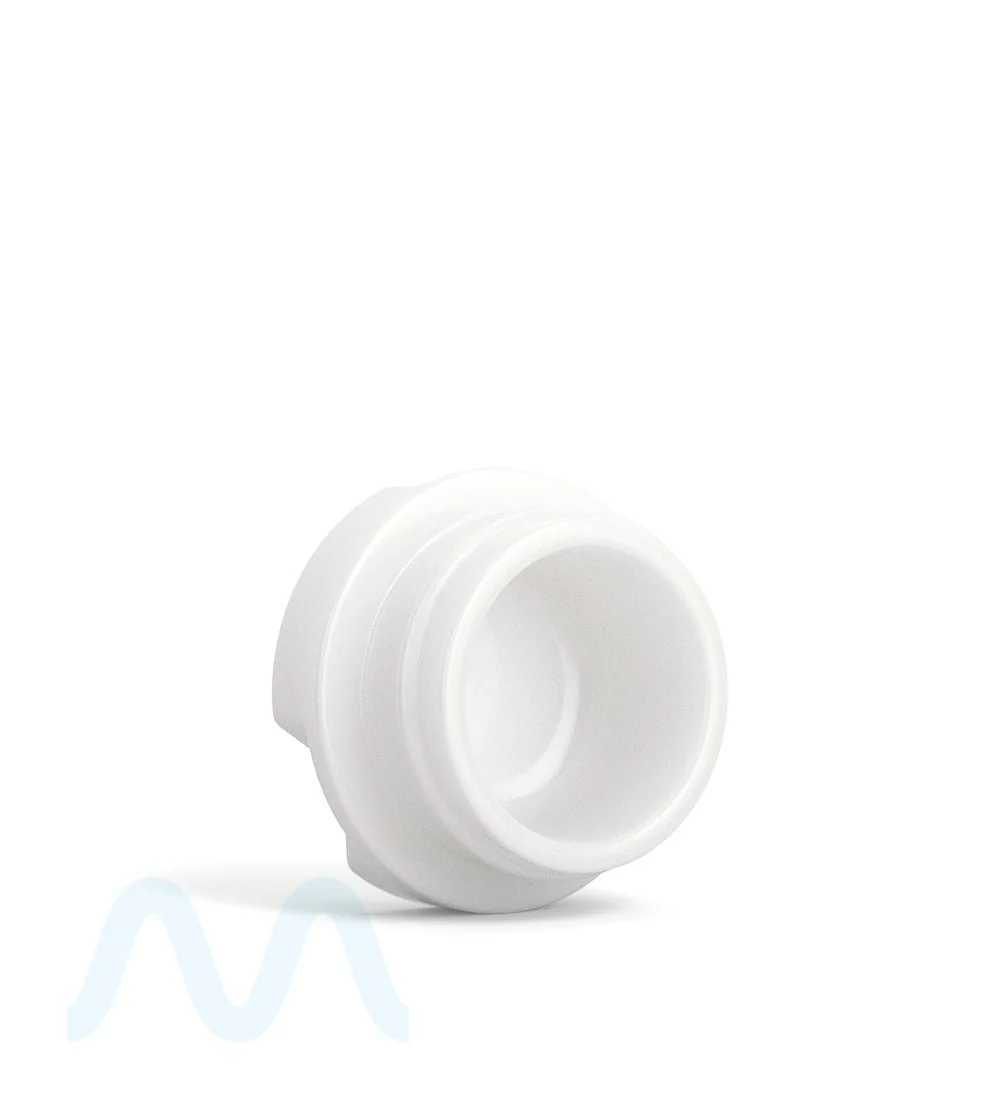 GROW PACK SUPPLY | Child Resistant White Glass GPS Easy-Grip Concentrate Containers and Glossy Black Cap | 28mm - 9mL - 320 Count - Image 5
