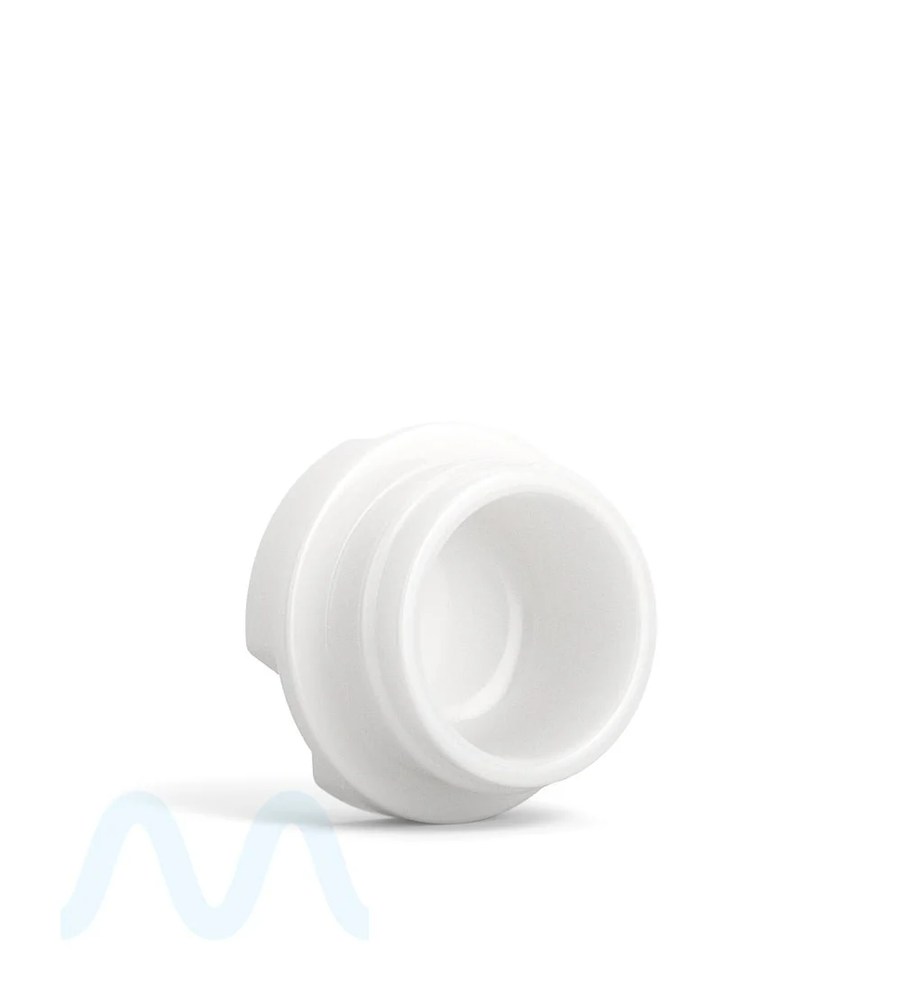 GROW PACK SUPPLY | Child Resistant White Glass GPS Easy-Grip Concentrate Containers and Matte White Cap | 28mm - 9mL - 320 Count - Image 5
