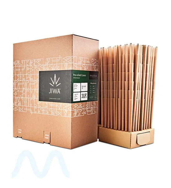 JIWA | Party Size Pre-Rolled Cones | 140mm - Dutch Brown Paper - 1134 Count - Image 3