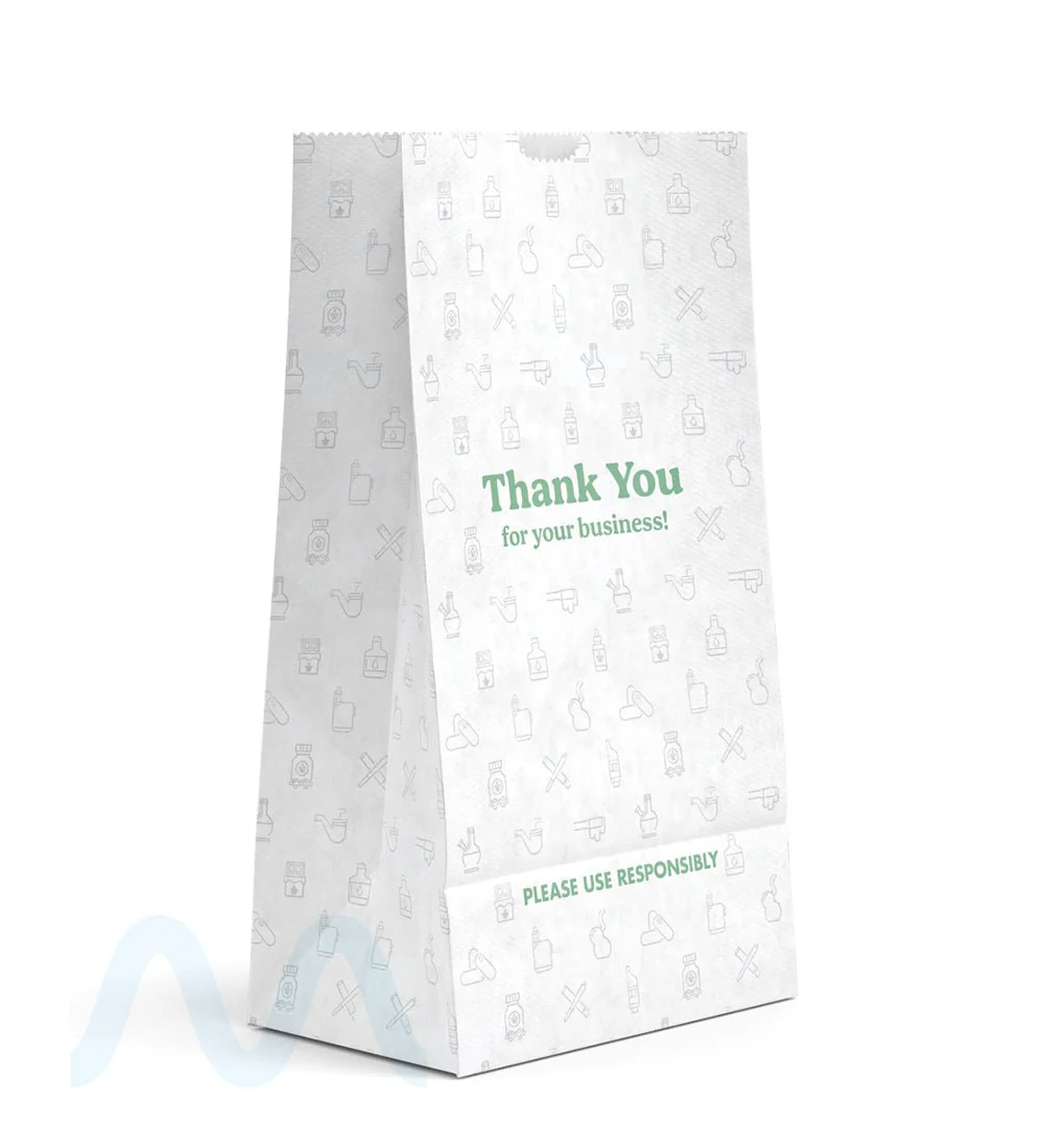 Thank You Bags | X Large - Kraft - 1000 Count - Image 3