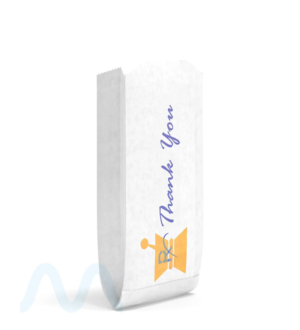 Pharmacy Prescription Bags | Medium - Kraft - 1000 Count - Image 4