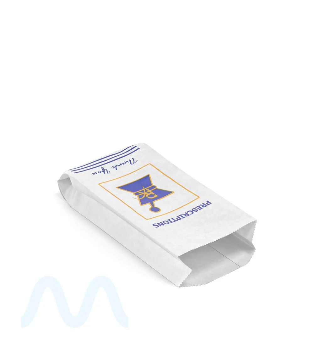 Pharmacy Prescription Bags | Medium - Kraft - 1000 Count - Image 5
