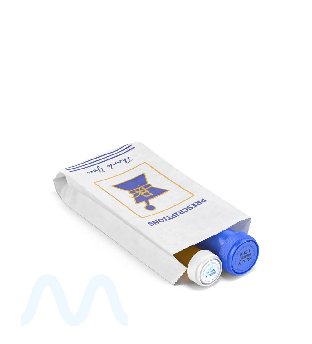 Pharmacy Prescription Bags | Medium - Kraft - 1000 Count - Image 6