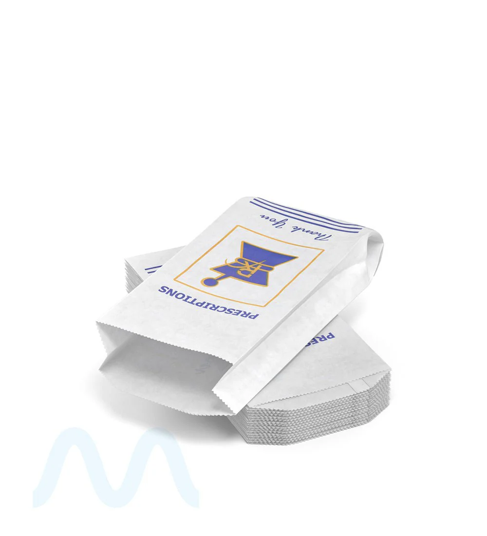 Pharmacy Prescription Bags | Medium - Kraft - 1000 Count - Image 7