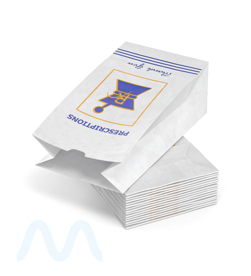 Pharmacy Prescription Bags | X Large - Kraft - 1000 Count - Image 7