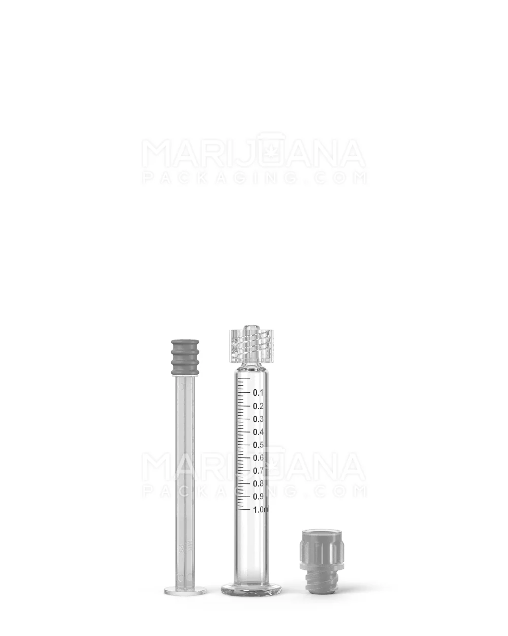 Luer Lock Long Glass Dab Applicator Syringes | 1mL - 0.1mL Increments | Sample - Image 3