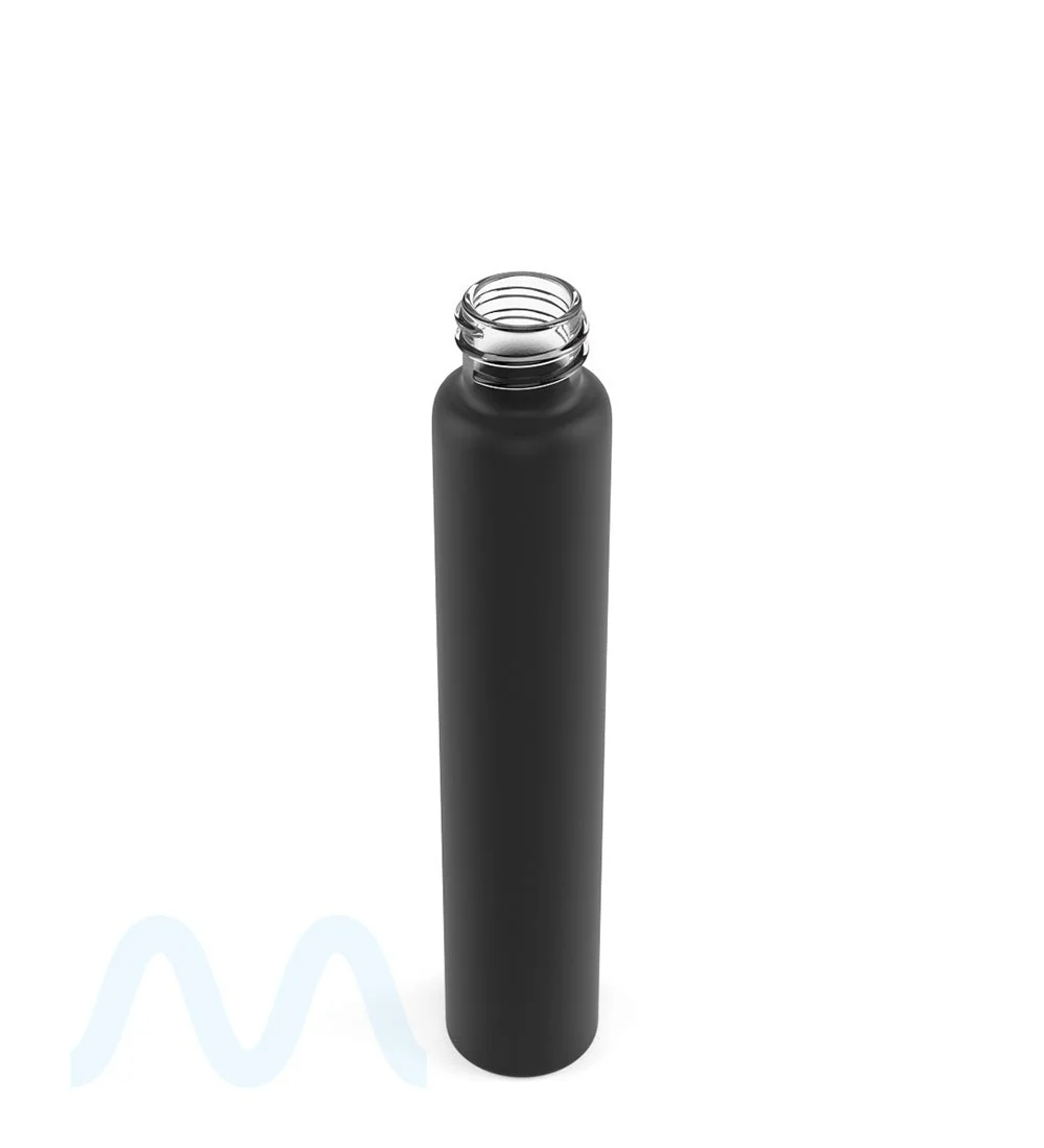 Matte Black Glass Pre-Roll Tubes | 18mm - 120mm - 400 Count - Image 2